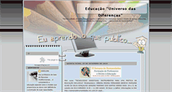 Desktop Screenshot of educaruniversodasdiferencas.blogspot.com