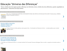 Tablet Screenshot of educaruniversodasdiferencas.blogspot.com
