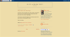Desktop Screenshot of isitablogyet.blogspot.com