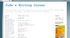 Desktop Screenshot of judes-writing.blogspot.com