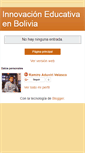 Mobile Screenshot of educacionbolivia.blogspot.com