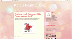 Desktop Screenshot of beautyblog-kate.blogspot.com