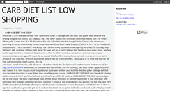 Desktop Screenshot of carbdietlistlowshopping.blogspot.com