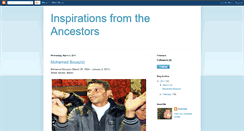 Desktop Screenshot of ancestorinspirations.blogspot.com