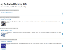 Tablet Screenshot of mysocalledrunninglife.blogspot.com