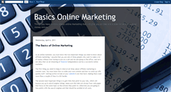 Desktop Screenshot of basicsonlinemarketing.blogspot.com