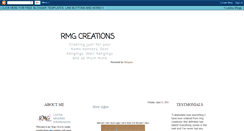 Desktop Screenshot of myrmgcreations.blogspot.com