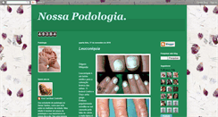 Desktop Screenshot of nossapodologia.blogspot.com