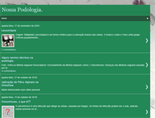 Tablet Screenshot of nossapodologia.blogspot.com