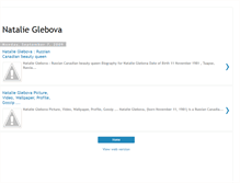 Tablet Screenshot of natalie-glebova-biography.blogspot.com