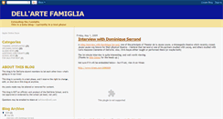 Desktop Screenshot of dellarte-famiglia.blogspot.com