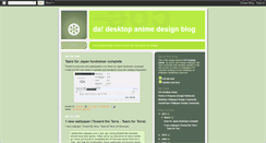 Desktop Screenshot of desktopanime.blogspot.com