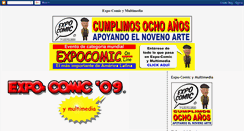Desktop Screenshot of expo-comic2009.blogspot.com
