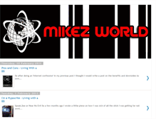 Tablet Screenshot of mikez-world.blogspot.com