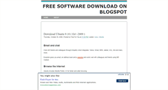 Desktop Screenshot of freesoftwaredownloadon.blogspot.com