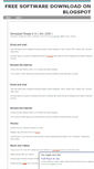 Mobile Screenshot of freesoftwaredownloadon.blogspot.com
