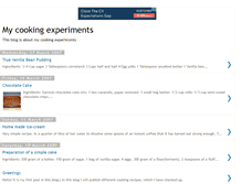 Tablet Screenshot of my-cooking-experiments.blogspot.com