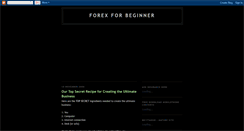 Desktop Screenshot of forex-for-beginner.blogspot.com