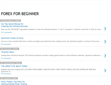 Tablet Screenshot of forex-for-beginner.blogspot.com