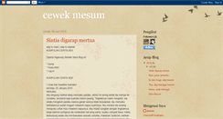 Desktop Screenshot of memekcewekmesum.blogspot.com