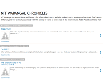 Tablet Screenshot of nitwchronicles.blogspot.com