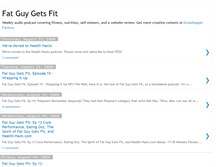 Tablet Screenshot of fatguygetsfitpodcast.blogspot.com