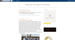 Desktop Screenshot of bikingtobeatcancer.blogspot.com