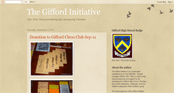 Desktop Screenshot of giffordinitiative.blogspot.com