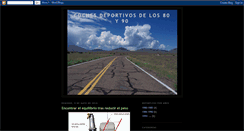 Desktop Screenshot of cochesdeportivosdelos80y90.blogspot.com