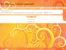 Tablet Screenshot of mrskizzeesbiologyclassroom.blogspot.com