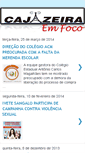 Mobile Screenshot of cajazeiraemfoco.blogspot.com