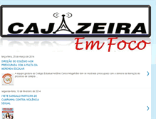 Tablet Screenshot of cajazeiraemfoco.blogspot.com