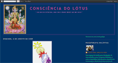 Desktop Screenshot of conscienciadolotus.blogspot.com