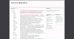 Desktop Screenshot of lowongan-kerja-bank-terbaru.blogspot.com