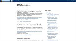 Desktop Screenshot of chloinsurance.blogspot.com