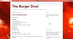 Desktop Screenshot of burgerdiva.blogspot.com