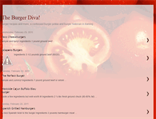 Tablet Screenshot of burgerdiva.blogspot.com