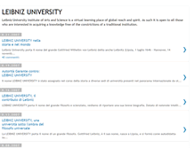 Tablet Screenshot of leibniz-university.blogspot.com