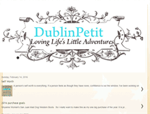 Tablet Screenshot of dublinpetit.blogspot.com