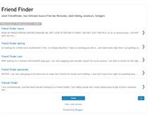 Tablet Screenshot of friend-finder-xxx.blogspot.com