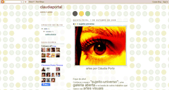 Desktop Screenshot of claudiaportal.blogspot.com