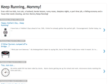 Tablet Screenshot of keeprunningmommy.blogspot.com