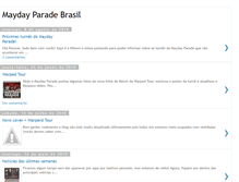 Tablet Screenshot of maydayparadebrazil.blogspot.com