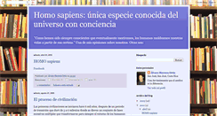 Desktop Screenshot of homosapiens-conciencia.blogspot.com