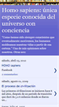 Mobile Screenshot of homosapiens-conciencia.blogspot.com