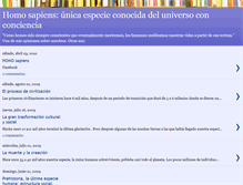 Tablet Screenshot of homosapiens-conciencia.blogspot.com