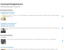 Tablet Screenshot of lyceesainteagneseuro.blogspot.com