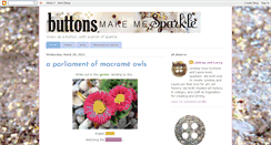 Desktop Screenshot of buttonsmakemesparkle.blogspot.com
