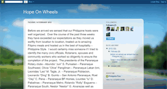 Desktop Screenshot of philippinehopeonwheels.blogspot.com