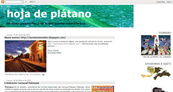 Desktop Screenshot of hojadeplatano.blogspot.com